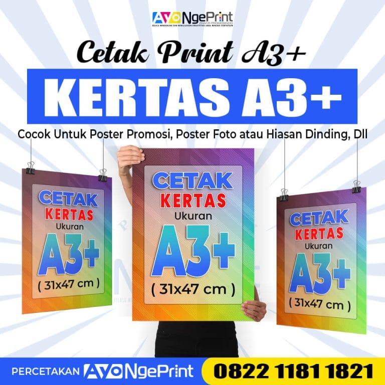 Cetak Roster Custom Cetak Poster Berkualitas di Percetakan Ayongeprint